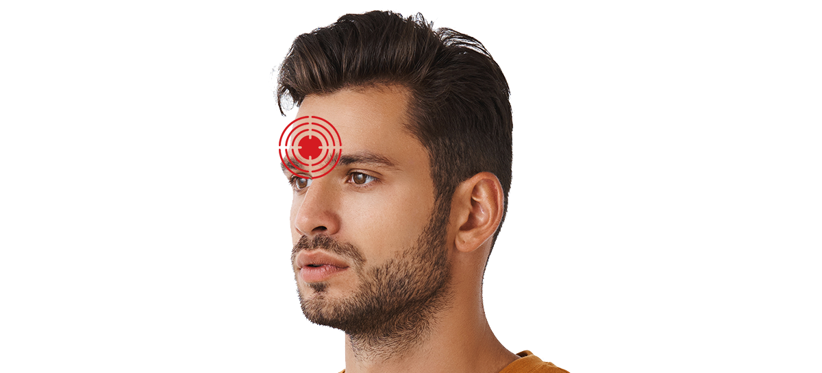 Lasertherapiegerät gegen Stirnhöhlenentzündung